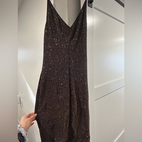 MANGO shiny textured dress - Picture 4 of 5